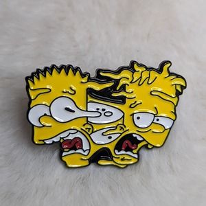 Bart Simpson x Hugo Evil Twin The Simpsons Enamel Pin